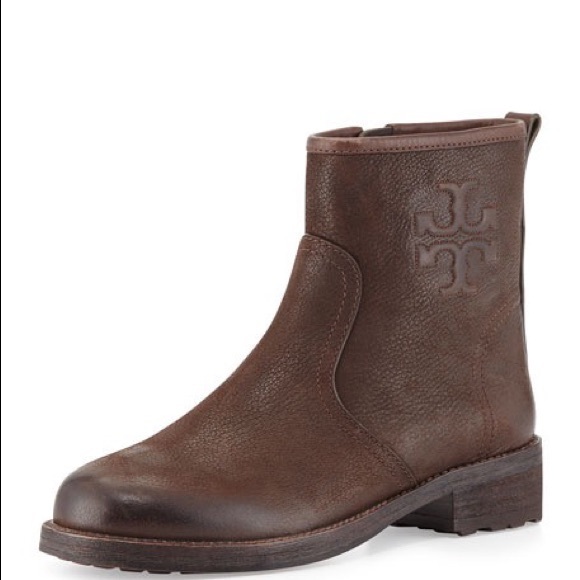 Tory Burch Chocolate Brown Simone Booties - Picture 3 of 3